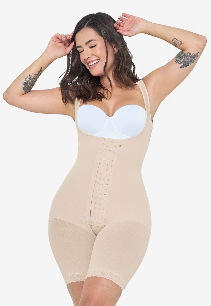 Gaine mi-cuisse en Powernet | 9412